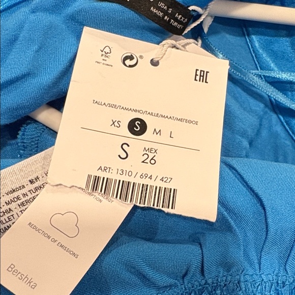 Bershka Vibrant Blue Blouse - Picture 4 of 4